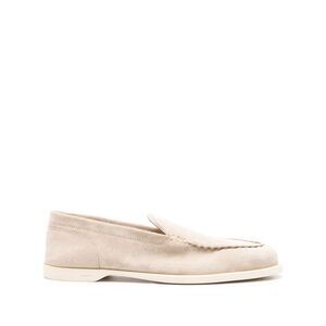 John Lobb Men's Flat Shoes Beige